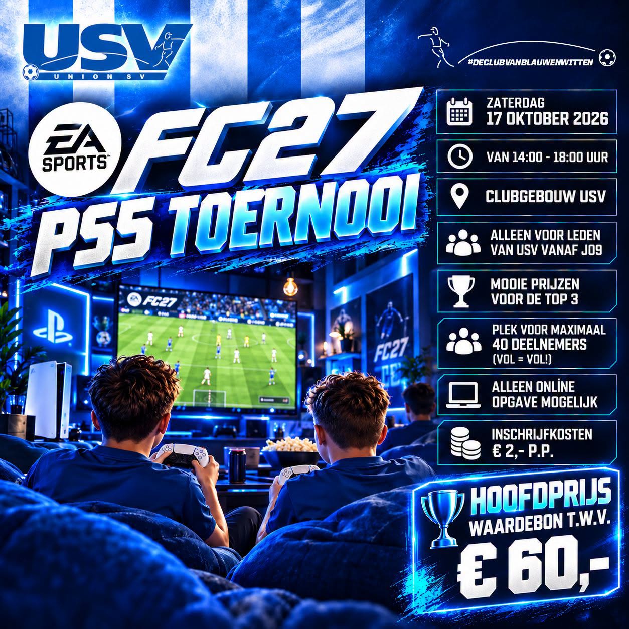 USV EA FC27 PS5 toernooi