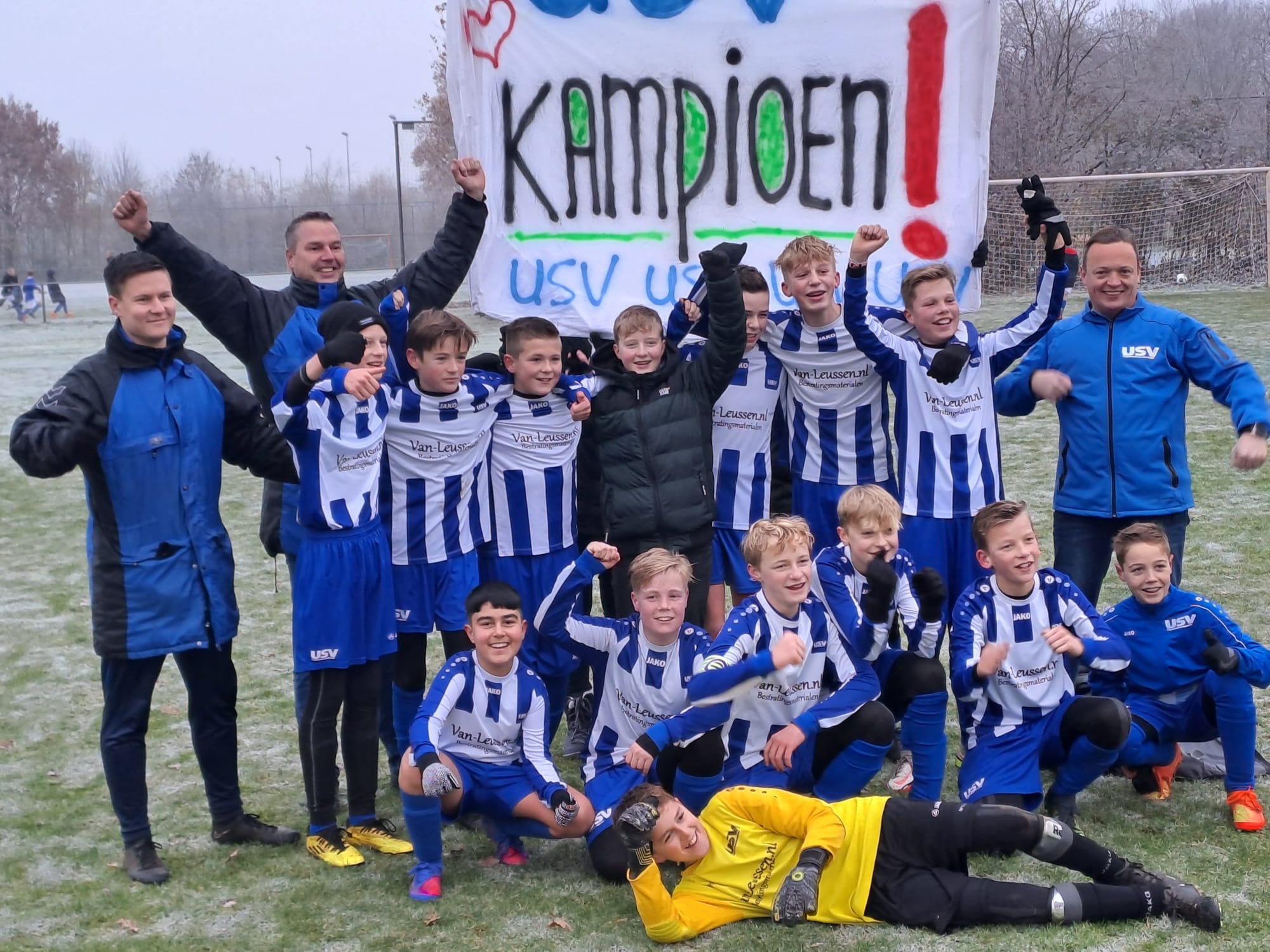 USV JO13-1 kampioen!