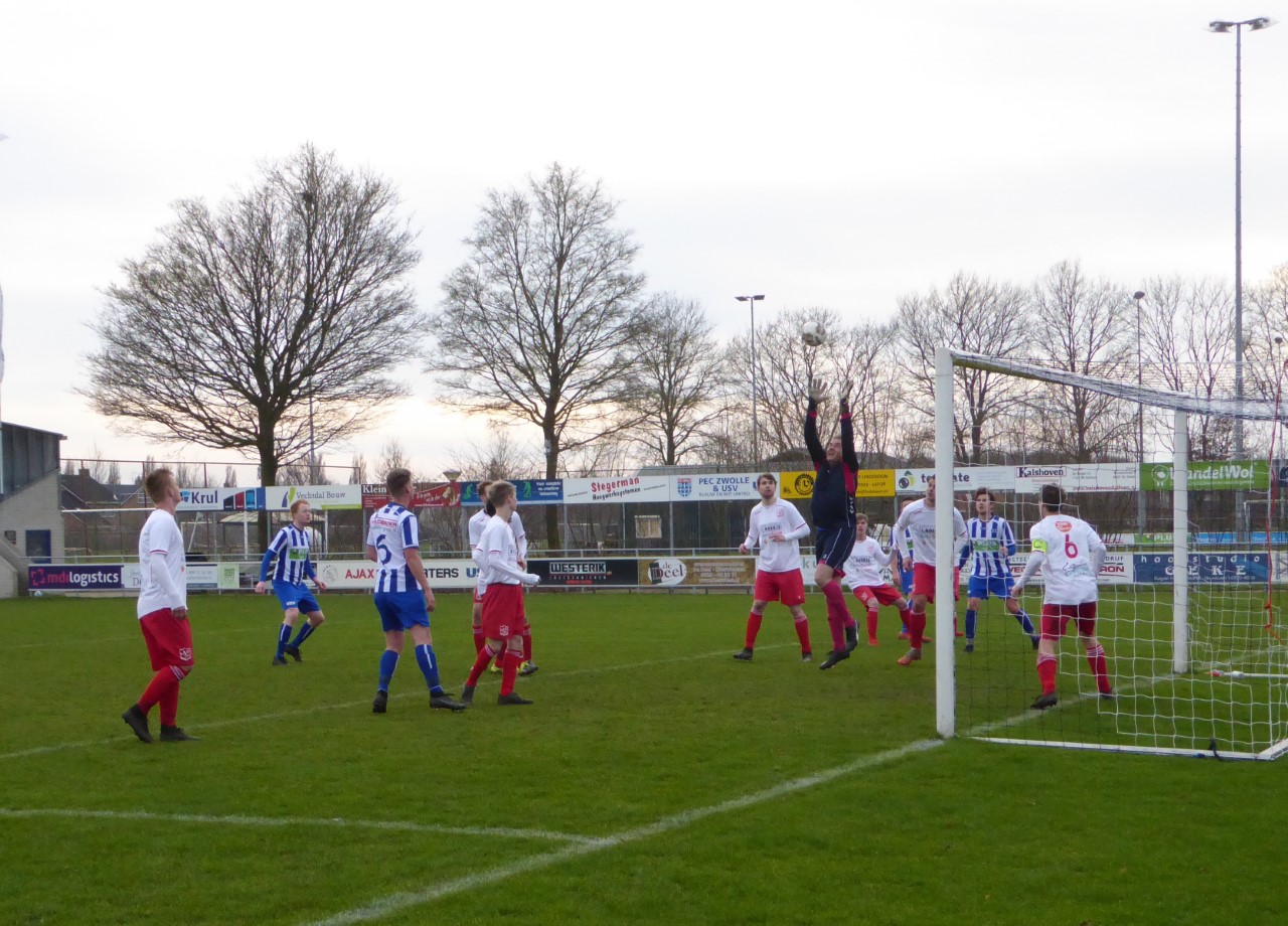 USV met veel moeite langs FC Kraggenburg