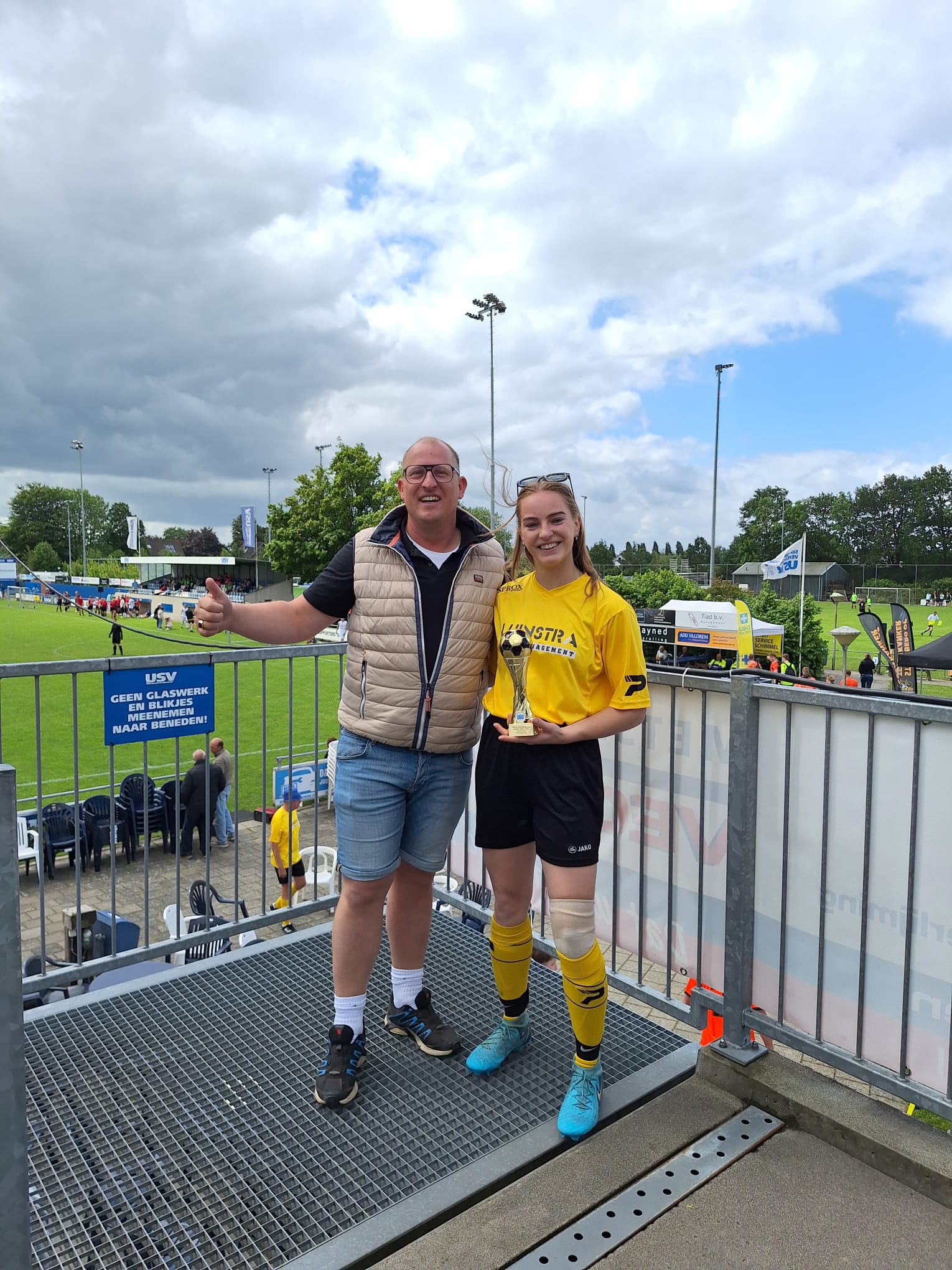 Nicole Vink topscorer van het seizoen 25-26