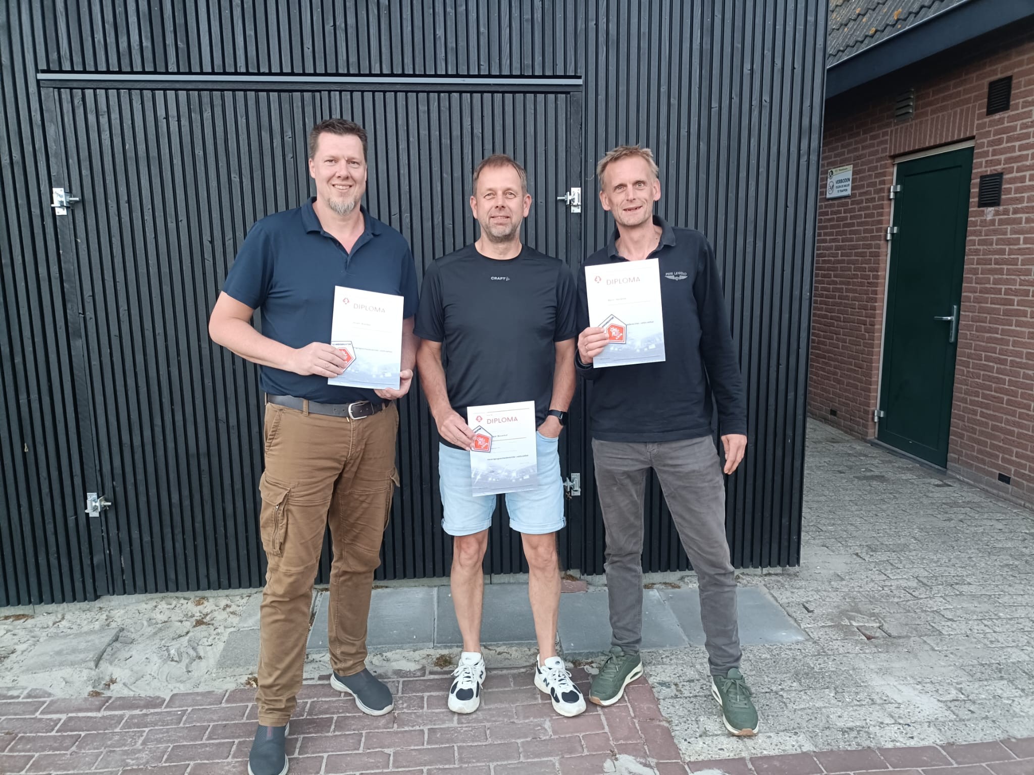 Cursus verenigingscheidsrechter met succes afgerond.