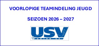 (Voorlopige) Indeling nieuwe seizoen jeugdteams bekend