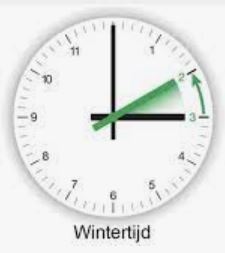 Wintertijd: denk aan de klok