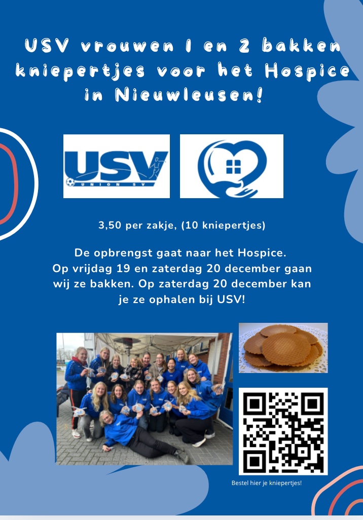 Knieperties: USV Vrouwen bakken ze weer bruin!